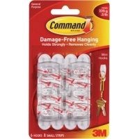 17006CLR Command прозрачный до 225гр. 6шт.