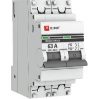 Выключатель нагрузки 2п 63А ВН-63 PROxima EKF SL63-2-63-pro