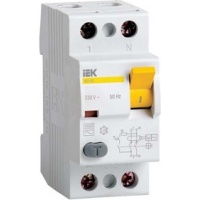 Выключатель дифференциального тока (УЗО) 2п 25А 100мА тип ACS ВД1-63S ИЭК MDV12-2-025-100