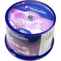 Verbatim 43550 DVD+R 4.7 GB 16x CB/50